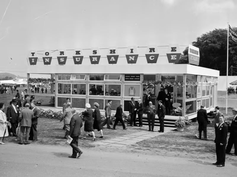 The Yorkshire Insurance Stand at the 1960 Royal Highland Show.