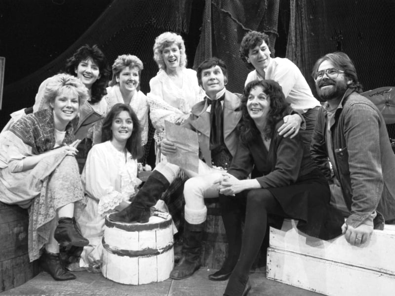 Cast from the Borderline Theatre company production of But Know What's Not Resisted in June 1989.