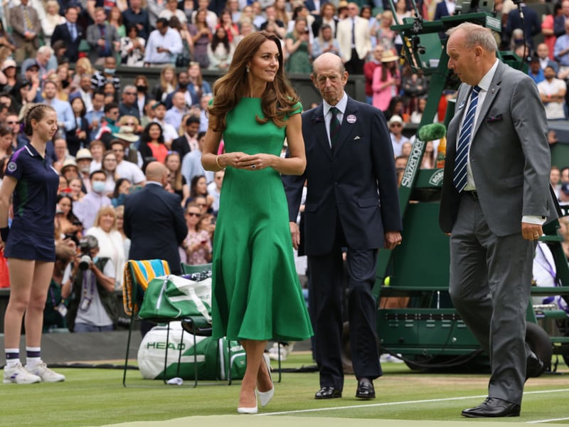 This stunning dress worn by the then Catherine, Duchess of Cambridge, is by Emilia Wickstead