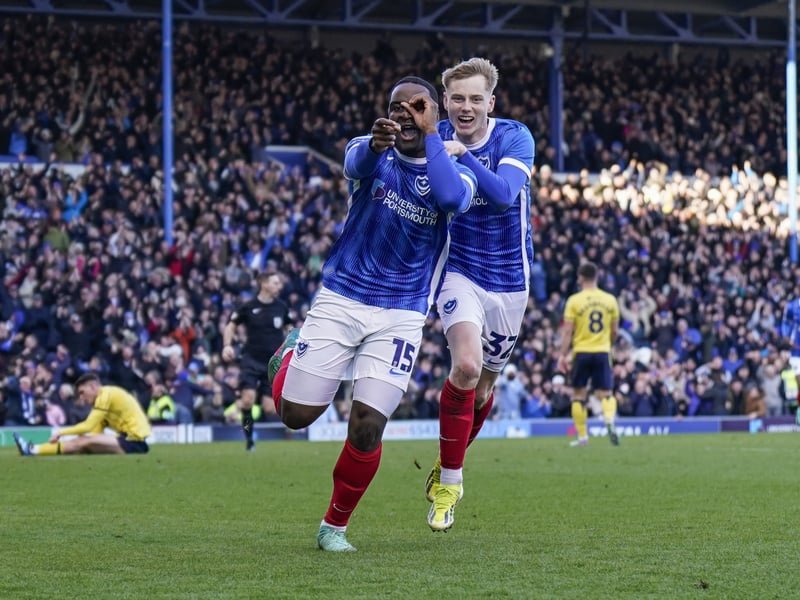Oxford United goal celebration