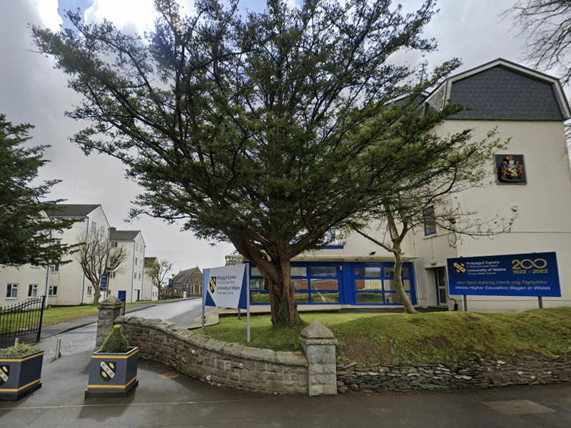 In 110th place overall, Trinity St David has three campuses scattered across southwest Wales. 
It had a student satisfaction score of 3.27 out of 4 - or about 82%.