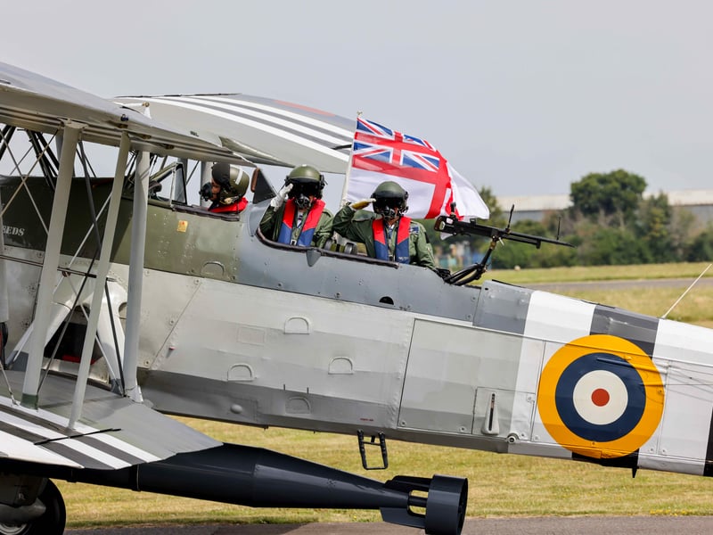 Vice Admiral Duncan Potts CB RN (Rtd), President of the Royal Naval Association, unveiled the Daedalus commemorative stone at Solent Airport's public viewing area. The stone stands as a tribute to the site's proud naval and aviation heritage.
Picture: Baz Sainsbury