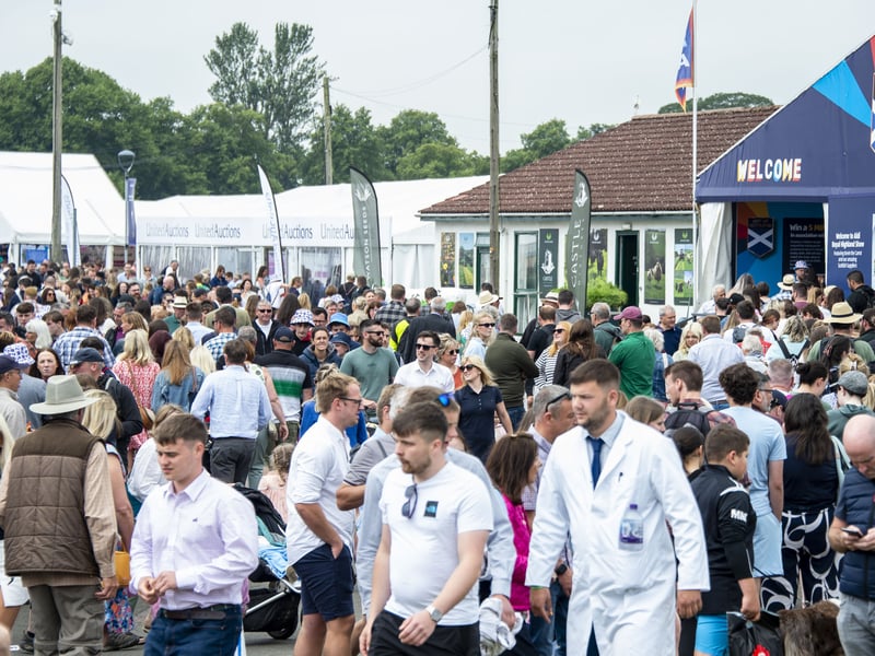 The event is wildly popular every year in Scotland. 