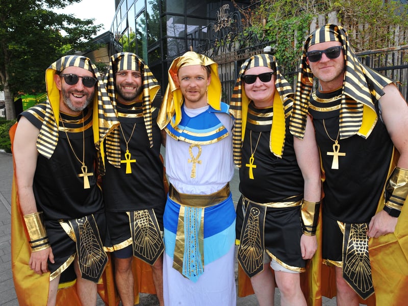 Walk like an Egyptian.