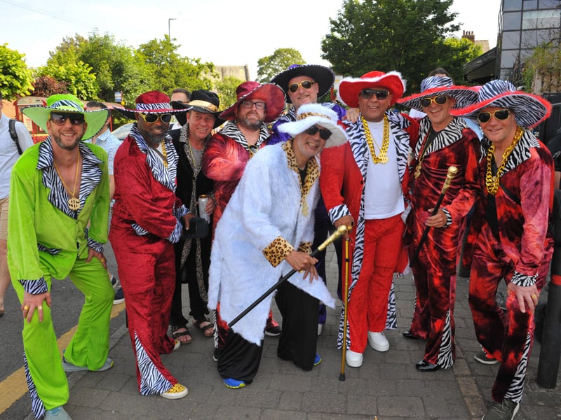The Love Train arrives in Headingley.