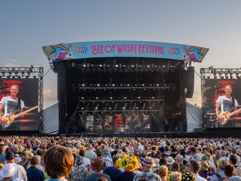 The Isle of Wight Festival has welcomed thousands of people for a four day event of music and entertainment. 

Pictured: Sting on stage 

Picture: Sarah Louise Bennett