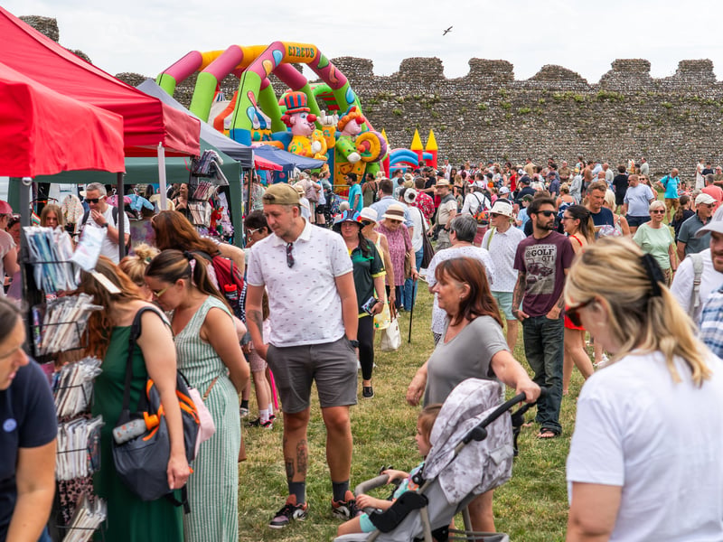 Portchester Gala attracted huge crowds this weekend as the castle hosted a range of stalls, food trucks, a dog show, a funfair and much more. 

Picture: Alec Chapman