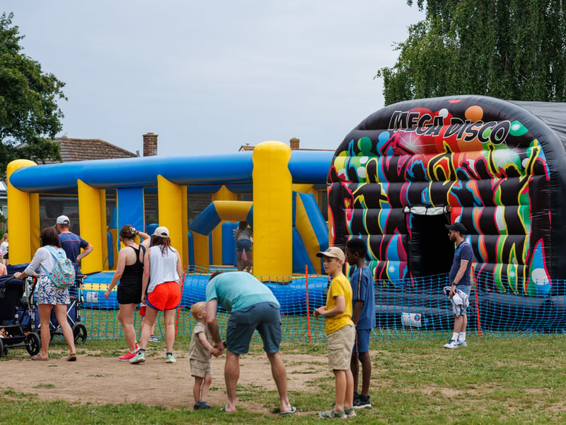 The playing field at St Thomas More's Catholic Primary School Summer Fair has been transformed this weekend for its popular summer fair. The event hosted bouncy castles, stalls, the police and special character guests. 


Picture:Marcin Jedrysiak