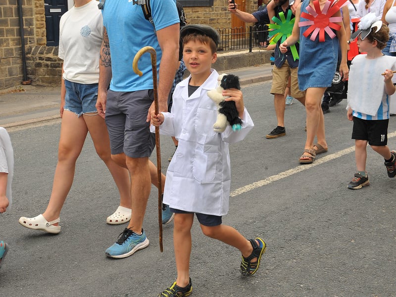 Otley Carnival parade.