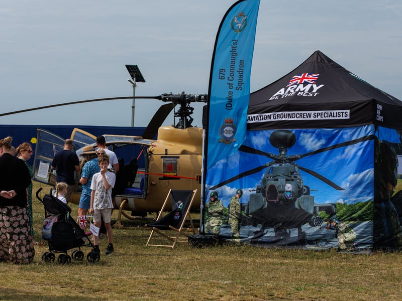 Southsea Common has come to life once again for Armed Forces Day which welcomed military parades, a Royal Navy 'Raiders' parachute jump and arena displays, plus a live music stage and lots of other entertainment.

Picture: Marcin Jedrysiak