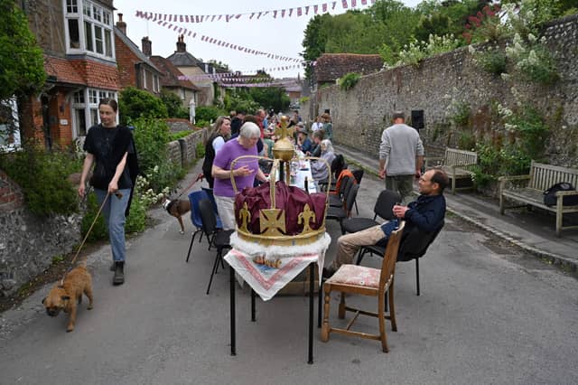 This picturesque village in Southern England was used during filming for The Gold series two. Pictured here during the Queen’s Jubilee back in 2022. It is located between Eastbourne and Brighton and is known for Firle Place - an estate dating back over 500 years. It is open to the public and has previously been used for shows like Bake Off: The Professionals.