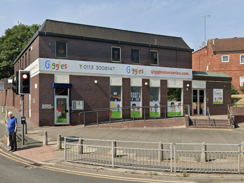 Giggles Day Nursery, located in Upper Town Street, Bramley, received a score of 9.9 out of 10 after 50 reviews.