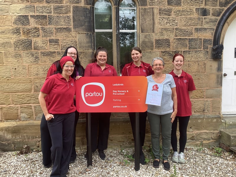 Partou Ladybirds Day Nursery & Pre-school, located in Church Side, Methley, received a score of 10 out of 10 after 104 reviews.