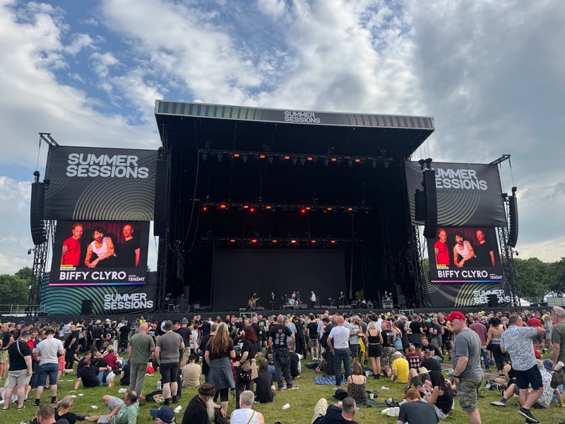 A view of the stage.