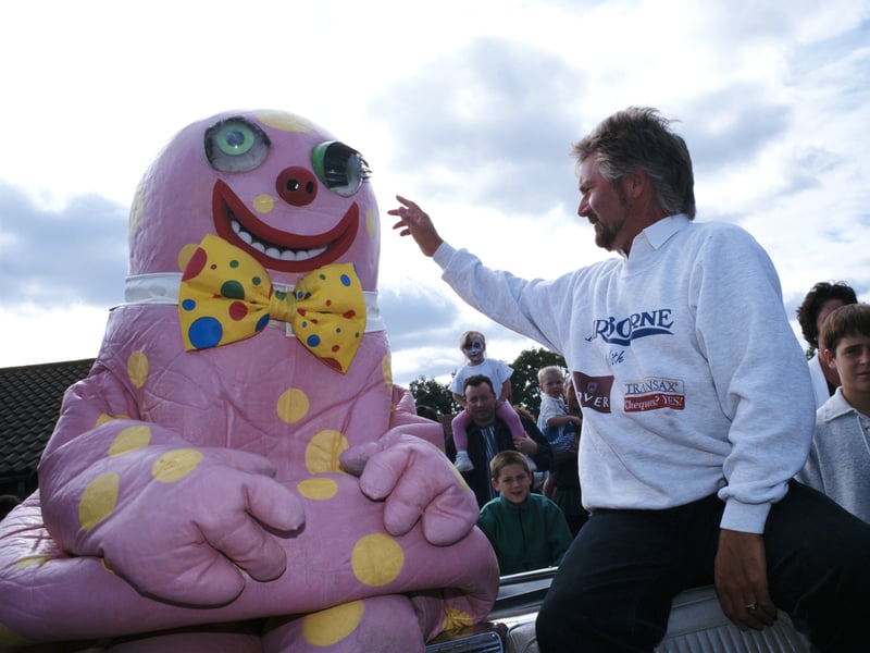Looking back, it's hard to see how we as a nation were quite so obsessed during the 90s with the bulbous pink, spotty  monster who answered to the rather formal sounding title Mr Blobby. The mischievous character, who communicated using only his own name, first appeared in 1992 on the hit BBC show Noel's House Party, where he pranked unwitting celebrities. His destructive antics made him perhaps a bigger star than the show's host, Noel Edmonds, and he was soon everywhere. He even made it onto Danish TV, though it turned out Scandinavian viewers are more discerning and his stint there was short-lived. At the peak of his popularity, Mr Blobby beat Take That to the 1993 Christmas number one spot with his self-titled novelty single. Did you know that the man inside the suit was a classically trained Shakespearean actor from Bradford, called Barry Killerby, who reportedly called the role 'exhausting and demanding'?