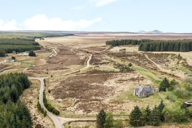 The house is in a remote part of Scotland.