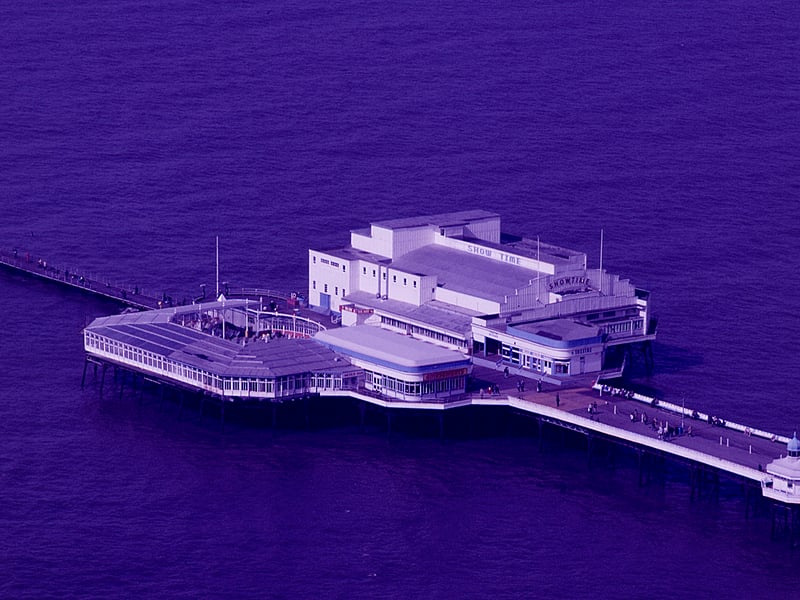 North Pier from the air