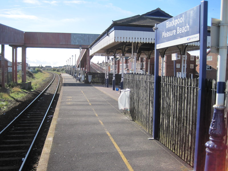 Blackpool Pleasure Beach station 