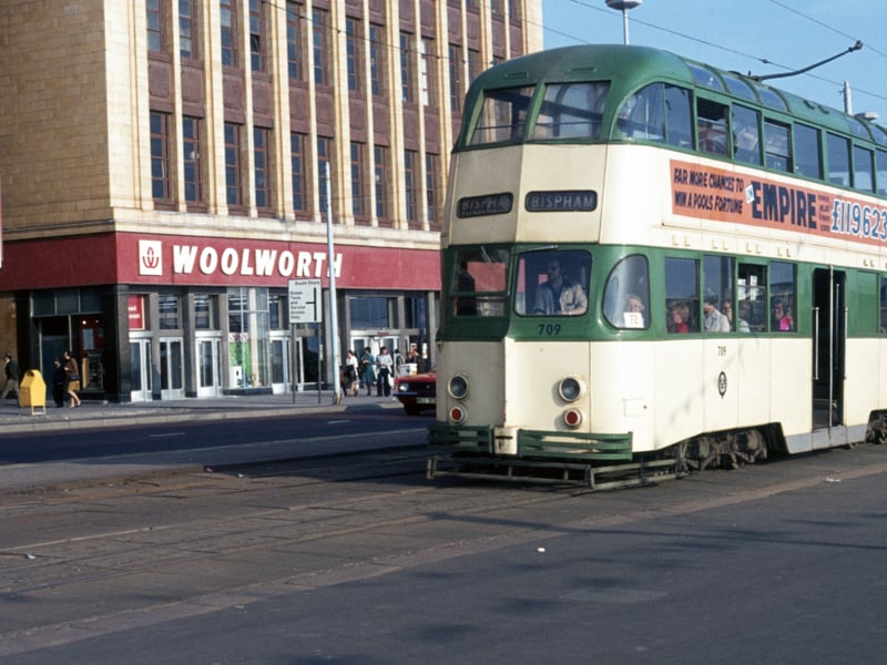 Woolworths in the background...