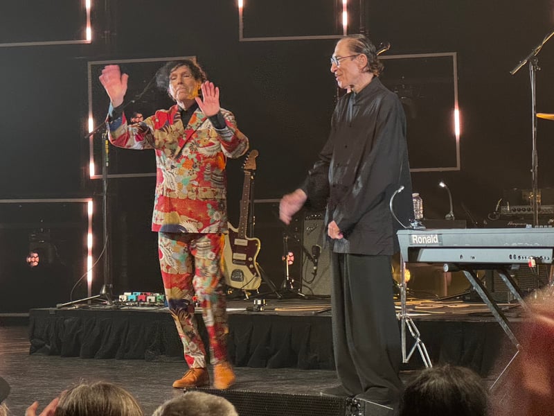 Sparks encored with 'The Girl Is Crying in her Latte' and traditional closer 'All That'.