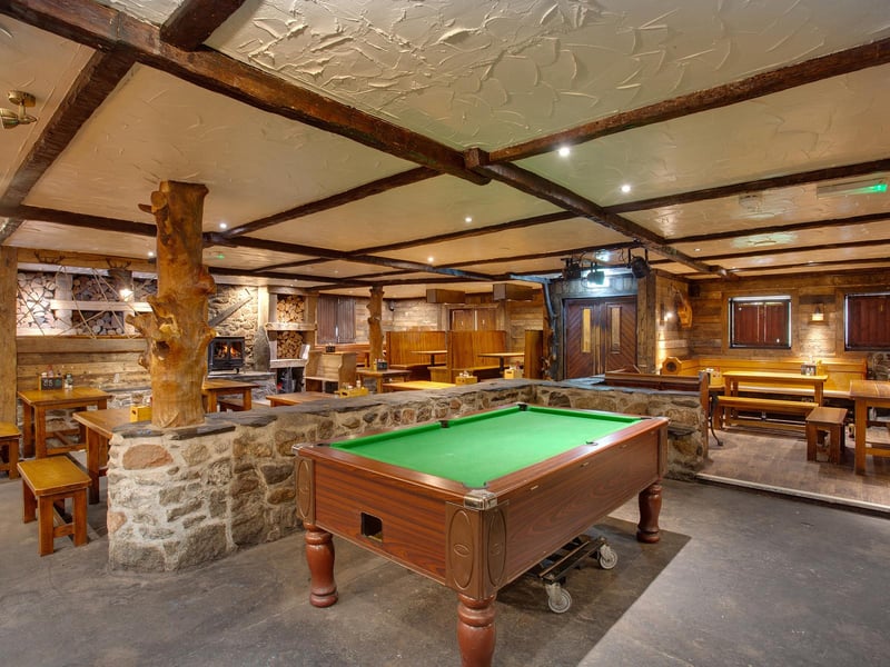 The Clachaig Inn has its own pool table. The pub has become renowned as a resting spot for both mountaineers and tourists.