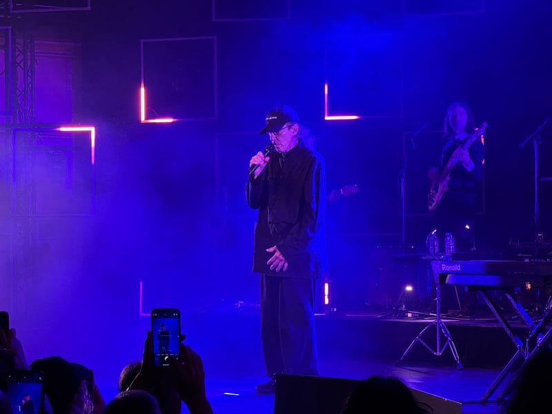 Ron Mael took centre stage a couple of times.