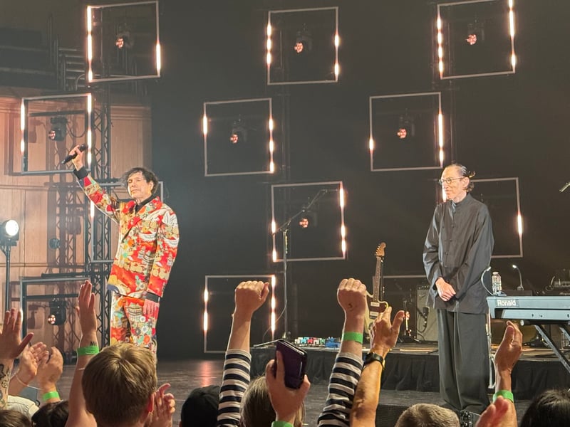 If you missed Sparks in Glasgow, they'll be playing the Edinburgh Playhouse later in the year.