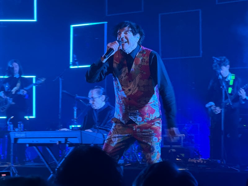 Sparks played for nearly two hours to an ecstatic audience.