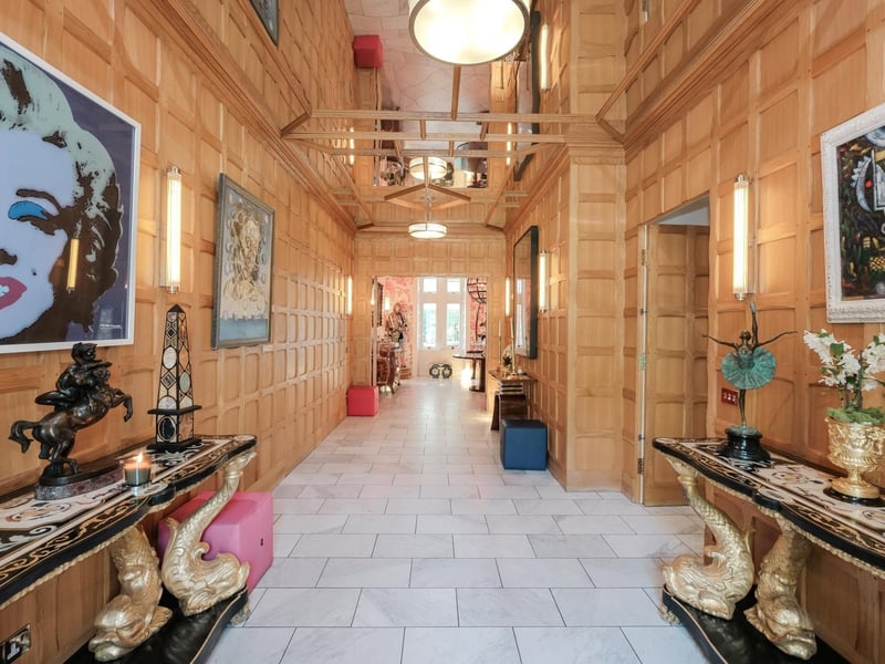 The grand reception room