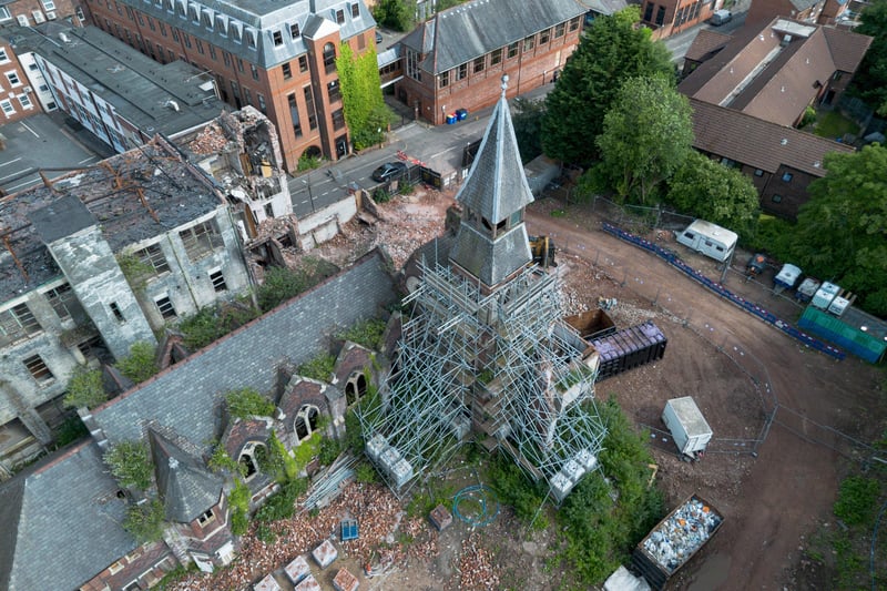 Demolition resumes at Preston's historic St Joseph's Orphanage
