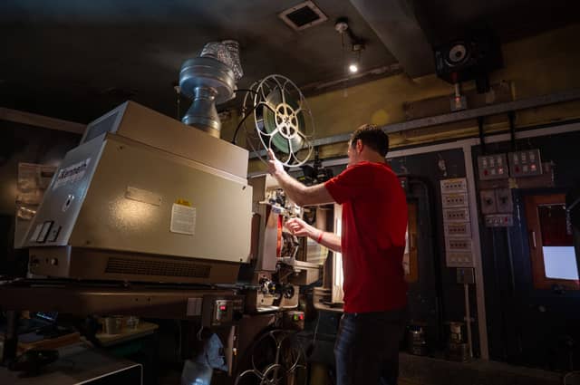 The projection room at the Edinburgh Filmhouse. Picture: Andy O'Brien/The Scotsman