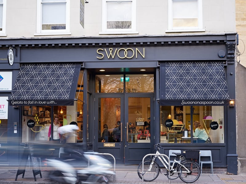 Swoon Gelato on College Green in Bristol is highly praised and rated by customers in the city. It is an ice cream parlour chain with locations also in Bath and Oxford.