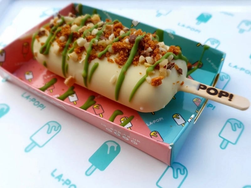 Despite being known as a unique lolly and coffee bar, La-pop has received praise for its ice cream offerings. Located in Edgbaston Village in Birmingham, the dessert shop creates hand-crafted gelato lollies, using locally sourced organic milk.