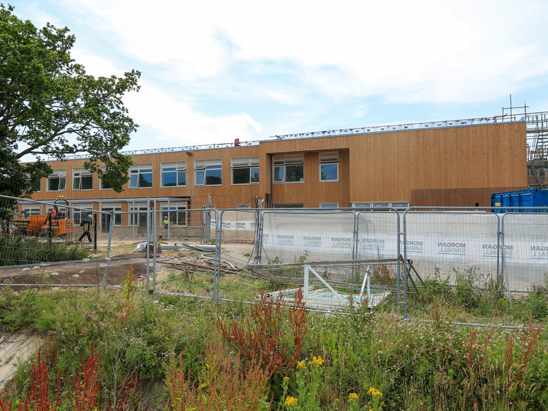 Construction site at Marrelsmoor Avenue, Waterlooville, where Newlands Primary Academy is being built

Picture: Chris Moorhouse (250625-32)