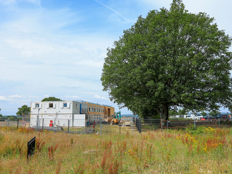 Construction site at Marrelsmoor Avenue, Waterlooville, where Newlands Primary Academy is being built

Picture: Chris Moorhouse (250625-32)