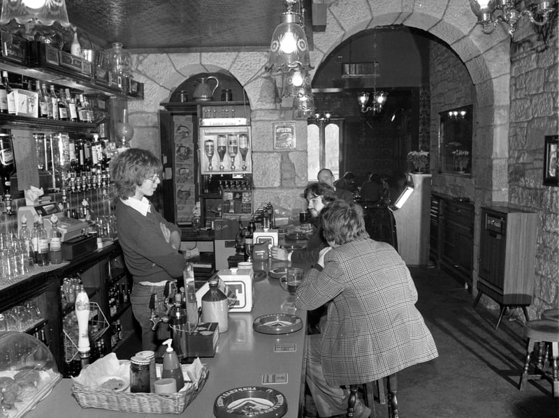 Nicky Tam's was a sprawling nightspot, set over several floors of the India Buildings on Victoria Street, Edinburgh, with numerous bar areas and dancefloors. It's pictured here in April 1979.