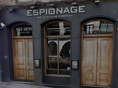 Espionage was a notoriously cavernous nightclub in the Grassmarket, Edinburgh, which pulled in the punters during the noughties and 2010s before sadly closing in 2019. It had one entrance on Victoria Street and another off the Cowgate, and the venue, which had five floors, was known for its maze-like interior.