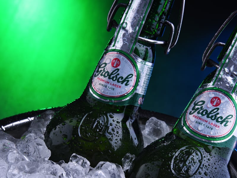 Grolsch is a Dutch beer. It is commonly mispronounced as “Khrolsh”, however it is actually pronounced as “Grolsh”.