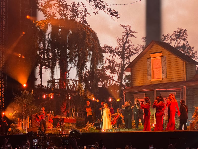 Other hits she played included 'Ultraviolence' and 'Chemtrails Over The Country Club'.