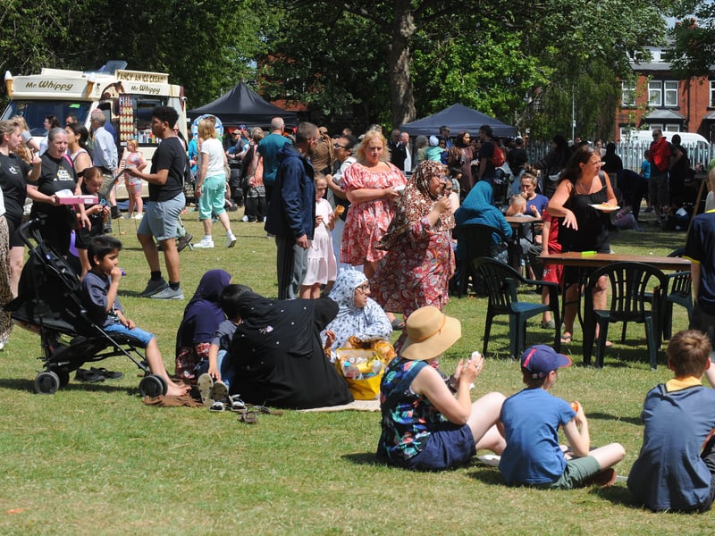 Festival goers were treated to great weather.