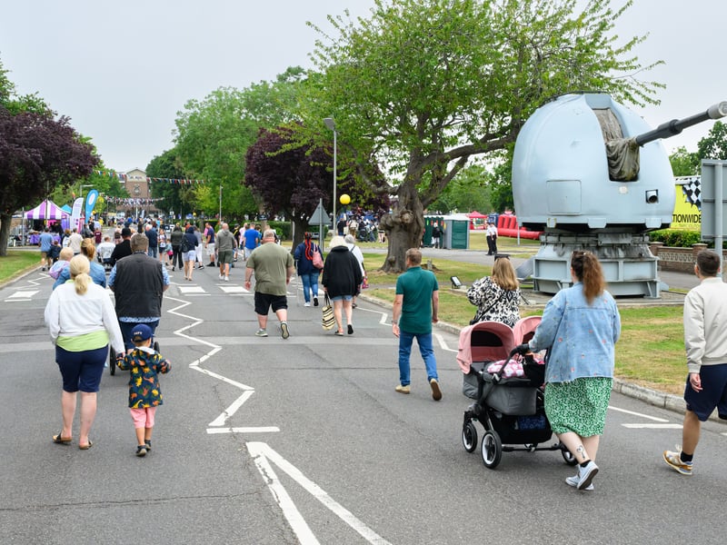 Visitors start to arrive at HMS Collingwood