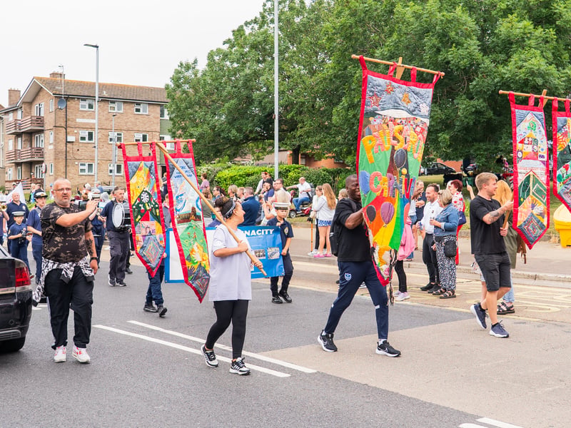 People come together to celebrate the 25th anniversary of the Paulsgrove and Wymering Carnival
Pictured by Alec Chapman