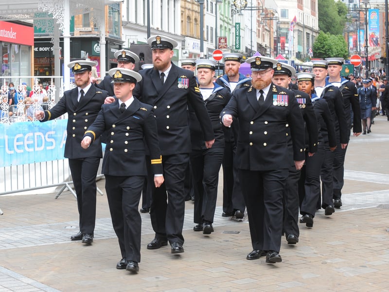 The parade in Briggate