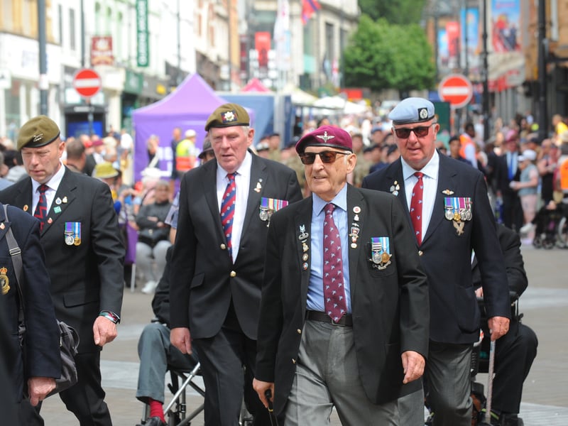 The parade in Briggate