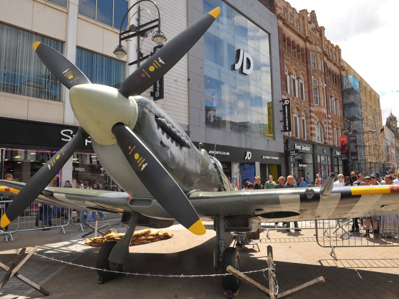 The spitfire on Briggate