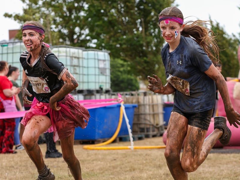 Getting muddy
Picture: Chris Moorhouse (280625-021)
