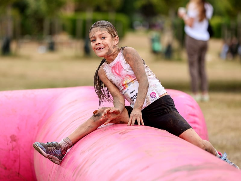 A young fundraiser. Picture: Chris Moorhouse (280625-029)
