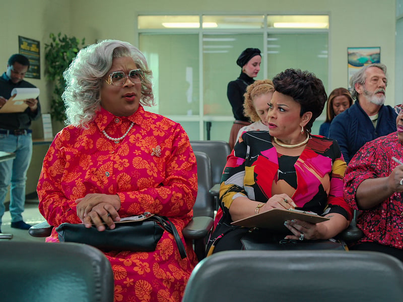 Arriving on Netflix from Friday, July 11, Madea’s Destination Wedding is the second of Tyler Perry’s films with the iconic character to be released on the streaming service. Now almost 30 years on since Madea first made her presence known, this new film follows the family as they jet off for her grandniece’s whirlwind wedding to a rapper she met on a yacht. 
