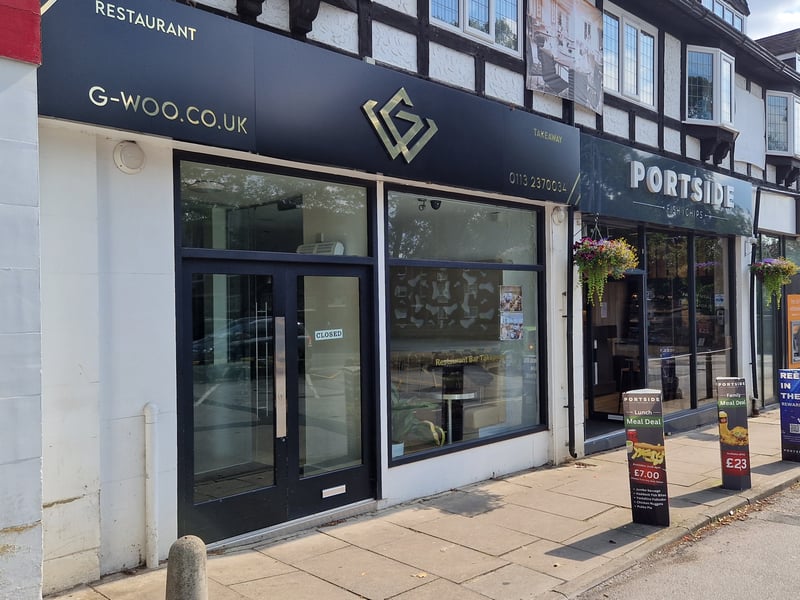 G-Woo Restaurant Bar Takeaway, located in Harrogate Road, Moortown, has a 4.4/5 Google reviews and 5/5 Food Hygiene rating..