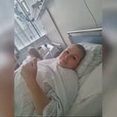 Sabrina Richards has received her first round of treatment in Germany, after a successful fundraising campaign. 
